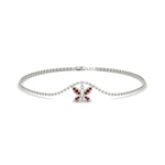 Load image into Gallery viewer, butterfly-cute-chain-ruby-bracelet-in-white-gold-fdbrc9755grudrangle1-nl-wg.jpg