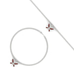 Load image into Gallery viewer, butterfly-cute-chain-ruby-bracelet-in-white-gold-fdbrc9755grudrangle3-nl-wg.jpg