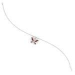 Load image into Gallery viewer, butterfly-cute-chain-ruby-bracelet-in-white-gold-fdbrc9755grudrangle4-nl-wg.jpg