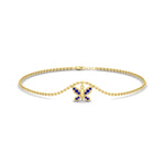 Load image into Gallery viewer, butterfly-cute-chain-sapphire-bracelet-in-yellow-gold-fdbrc9755gsablangle1-nl-yg.jpg