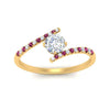 Load image into Gallery viewer, bypass-modern-round-cut-diamond-engagement-ring-with-pink-sapphire-in-FD9984RORGSADRPI-NL-YG