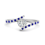 Load image into Gallery viewer, bypass-modern-round-cut-diamond-engagement-ring-with-sapphire-in-FD9984RORGSABL-NL-WG