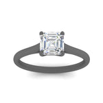 Load image into Gallery viewer, cathedral-flat-band-asscher-cut-diamond-ring-in-black-gold-fdenr431asangle5-nl-bg.jpg?v=1760431541