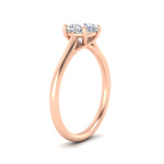 Load image into Gallery viewer, cathedral-flat-band-cushion-cut-diamond-ring-in-rose-gold-fdenr431cuangle2-nl-rg.jpg?v=1760431546