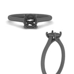 Load image into Gallery viewer, cathedral-flat-band-semi-mount-diamond-ring-in-black-gold-fdenr431smangle3-nl-bg.jpg?v=1760431746