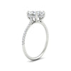 Load image into Gallery viewer, cathedral-hidden-halo-cushion-cut-diamond-ring-in-white-gold-FD9788CUR-NL-WG