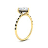 Load image into Gallery viewer, cathedral-hidden-halo-heart-shaped-black-diamond-ring-in-yellow-gold-FD9788HTRGBLACK-NL-YG