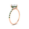 Load image into Gallery viewer, cathedral-hidden-halo-heart-shaped-emerald-ring-in-rose-gold-FD9788HTRGEMGR-NL-RG