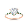 Load image into Gallery viewer, cathedral-hidden-halo-heart-shaped-emerald-ring-in-rose-gold-FD9788HTRGEMGR-NL-RG
