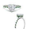 Load image into Gallery viewer, cathedral-hidden-halo-heart-shaped-emerald-ring-in-white-gold-FD9788HTRGEMGR-NL-WG