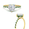 Load image into Gallery viewer, cathedral-hidden-halo-heart-shaped-emerald-ring-in-yellow-gold-FD9788HTRGEMGR-NL-YG