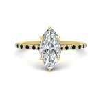 Load image into Gallery viewer, cathedral-hidden-halo-marquise-cut-black-diamond-ring-in-yellow-gold-FD9788MQRGBLACK-NL-YG