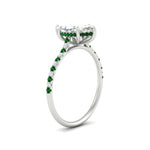 Load image into Gallery viewer, cathedral-hidden-halo-marquise-cut-emerald-ring-in-white-gold-FD9788MQRGEMGR-NL-WG