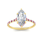 Load image into Gallery viewer, cathedral-hidden-halo-marquise-cut-pink-sapphire-ring-in-yellow-gold-FD9788MQRGSADRPI-NL-YG