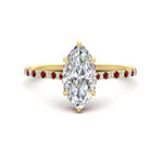 Load image into Gallery viewer, cathedral-hidden-halo-marquise-cut-ruby-ring-in-yellow-gold-FD9788MQRGRUDR-NL-YG