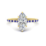 Load image into Gallery viewer, cathedral-hidden-halo-marquise-cut-sapphire-ring-in-yellow-gold-FD9788MQRGSABL-NL-YG