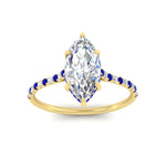 Load image into Gallery viewer, cathedral-hidden-halo-marquise-cut-sapphire-ring-in-yellow-gold-FD9788MQRGSABL-NL-YG