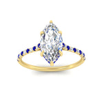 Load image into Gallery viewer, cathedral-hidden-halo-marquise-cut-sapphire-ring-in-yellow-gold-FD9788MQRGSABL-NL-YG