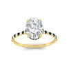 Load image into Gallery viewer, cathedral-hidden-halo-oval-shaped-black-diamond-ring-in-yellow-gold-FD9788OVRGBLACK-NL-YG