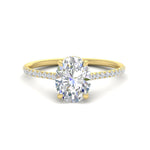 Load image into Gallery viewer, cathedral-hidden-halo-oval-shaped-diamond-ring-in-yellow-gold-FD9788OVR-NL-YG