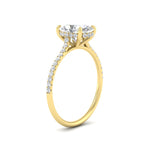 Load image into Gallery viewer, cathedral-hidden-halo-oval-shaped-diamond-ring-in-yellow-gold-FD9788OVR-NL-YG