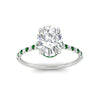 Load image into Gallery viewer, cathedral-hidden-halo-oval-shaped-emerald-ring-in-white-gold-FD9788OVRGEMGR-NL-WG