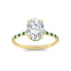 Load image into Gallery viewer, cathedral-hidden-halo-oval-shaped-emerald-ring-in-yellow-gold-FD9788OVRGEMGR-NL-YG