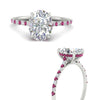 Load image into Gallery viewer, cathedral-hidden-halo-oval-shaped-pink-sapphire-ring-in-white-gold-FD9788OVRGSADRPI-NL-WG