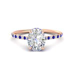 Load image into Gallery viewer, cathedral-hidden-halo-oval-shaped-sapphire-ring-in-rose-gold-FD9788OVRGSABL-NL-RG