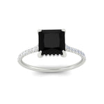 Load image into Gallery viewer, cathedral-hidden-halo-princess-cut-black-diamond-and-diamond-ring-in-white-gold-FD9788PRRGBLACK-NL-WG.jpg