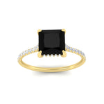 Load image into Gallery viewer, cathedral-hidden-halo-princess-cut-black-diamond-and-diamond-ring-in-yellow-gold-FD9788PRRGBLACK-NL-YG.jpg