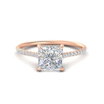 Load image into Gallery viewer, cathedral-hidden-halo-princess-cut-diamond-ring-in-rose-gold-FD9788PRR-NL-RG