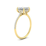 Load image into Gallery viewer, cathedral-hidden-halo-princess-cut-diamond-ring-in-yellow-gold-FD9788PRR-NL-YG