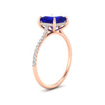 Load image into Gallery viewer, cathedral-hidden-halo-princess-cut-sapphire-and-diamond-ring-in-rose-gold-FD9788PRRGSABL-NL-RG.jpg