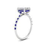 Load image into Gallery viewer, cathedral-hidden-halo-princess-cut-sapphire-ring-in-white-gold-FD9788PRRGSABL-NL-WG