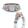 Load image into Gallery viewer, celtic-cushion-cut-blue-topaz-wedding-ring-set-in-white-gold-fdens2255cugicbltoangle3-nl-wg-ws1.jpg