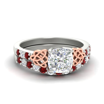 celtic-cushion-cut-ruby-wedding-ring-set-in-rose-gold-fdens2255cugrudrsleep-nl-rg-ws1.jpg