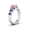 Load image into Gallery viewer, celtic-cushion-cut-sapphire-wedding-ring-set-in-white-gold-fdens2255cugsablangle2-nl-wg-ws1.jpg