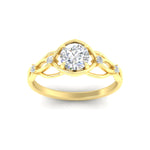 Load image into Gallery viewer, celtic-infinity-round-cut-diamond-engagement-ring-in-yellow-gold-fdenr11611rorangle5-nl-yg_99ae7f00-0962-4dfe-bca7-10db013511d3.jpg?v=1764671693