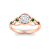 Load image into Gallery viewer, celtic-infinity-round-cut-emerald-engagement-ring-in-rose-gold-fdenr11611rorgemgrangle5-nl-rg_bbae0756-d318-46ec-89b5-859330492f93.jpg?v=1764671693