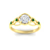 Load image into Gallery viewer, celtic-infinity-round-cut-emerald-engagement-ring-in-yellow-gold-fdenr11611rorgemgrangle5-nl-yg_cbdd6694-fe3a-4afe-988d-c85c97fa42e1.jpg?v=1764671693