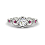 Load image into Gallery viewer, celtic-infinity-round-cut-pink-sapphire-engagement-ring-in-white-gold-fdenr11611rorgsadrpisleep-nl-wg_5afb1b41-4b87-49a4-b8a3-7008f42db764.jpg?v=1764671693