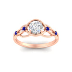 Load image into Gallery viewer, celtic-infinity-round-cut-sapphire-engagement-ring-in-rose-gold-fdenr11611rorgsablangle5-nl-rg_37da3347-502b-462a-a9c5-dfa2dedaa8d6.jpg?v=1764671693
