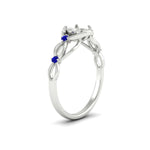 Load image into Gallery viewer, celtic-infinity-semi-mount-sapphire-engagement-ring-in-white-gold-fdenr11611smgsablangle2-nl-wg.jpg?v=1764671740