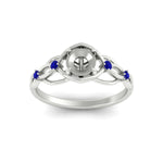 Load image into Gallery viewer, celtic-infinity-semi-mount-sapphire-engagement-ring-in-white-gold-fdenr11611smgsablangle5-nl-wg.jpg?v=1764671740