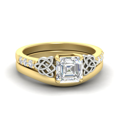 celtic-knot-asscher-cut-diamond-ring-with-plain-band-set-in-yellow-gold-fdens2255assleep-nl-yg-ws3.jpg
