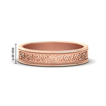 Load image into Gallery viewer, celtic-knot-gold-mens-ring-in-rose-gold-fdm9861-nl-rg-hw