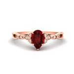 Load image into Gallery viewer, celtic-knot-pear-shaped-ruby-ring-in-rose-gold-fdens9609pergrudrsleep-nl-rg?v=1756204380