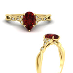 Load image into Gallery viewer, celtic-knot-pear-shaped-ruby-ring-in-yellow-gold-fdens9609pergrudrangle3-nl-yg?v=1756204380