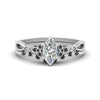 Load image into Gallery viewer, celtic-knot-split-marquise-cut-black-diamond-engagement-ring-in-white-gold-FD9609MQGBLACK-NL-WG